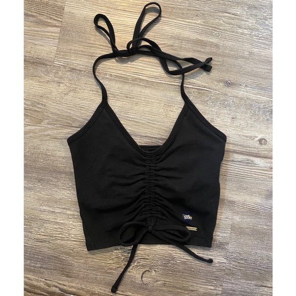 Hollister Tops - Hollister • Cinch Halter Crop NWT